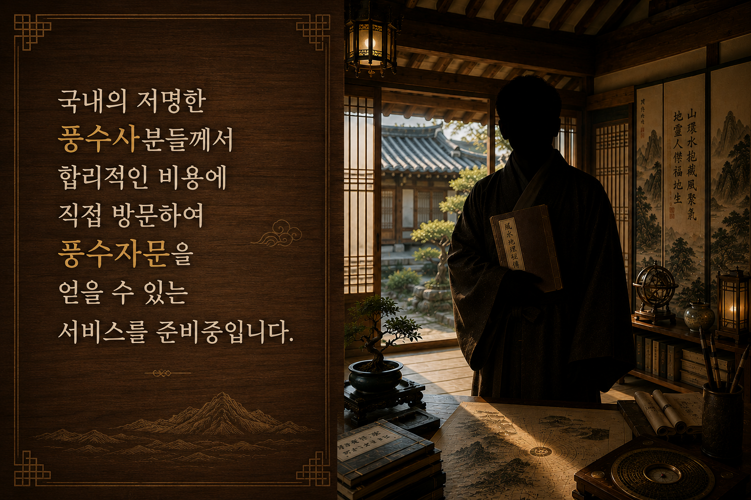 풍수사방문 안내 이미지